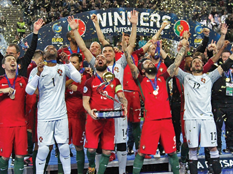 PORTUGAL CROWNED UEFA FUTSAL EURO CHAMPIONS